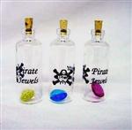 NGH110C Pirate Jewels in Mini Glass Bottle With Custom Imprint